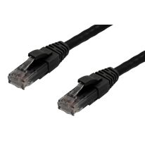 1.5m CAT6 RJ45-RJ45 Pack of 10 Ethernet Network Cable. Black