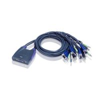 Aten CS64US 4 Port USB VGA/ Audio Cable KVM Switch