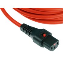 3m Lockable IEC C13 - IEC C14 Cable2