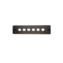 6 Port ST Simplex FOBOT Faceplate suitable for 015.004.0026 & 015.004.0028