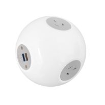OE Elsafe: Pluto 2 x GPO / 1 x 5A TUF with 2000mm Lead with 10A Three Pin Plug - White