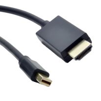 5m Mini DisplayPort Male - HDMI Male Cable: Black