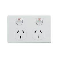 4C | Classic Double Power Point 250V 10A - Horizontal