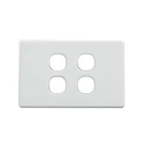 4C | Classic 4 Gang Switch Cover - White