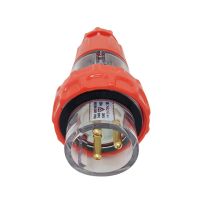 4C | Industrial Straight Plug 250V 3 round Pin 20A
