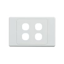 4C | Ultima 4 Gang Switch Cover - White