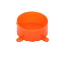 4C | Orange Disposable junction box Lid With Lugs - 20 Pack