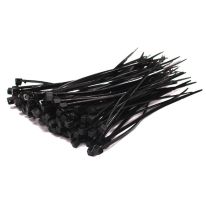 Cable Ties 203mm x 2.5mm (4") Black | Bag of 1000