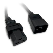 IEC C20 to C21 Power Cable 20A Black 2m