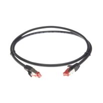 1.5m CAT6A S/FTP LSZH Ethernet Network Cable | Black