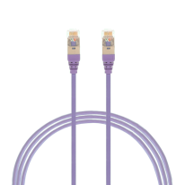 1.5m CAT6A RJ45 S/FTP THIN LSZH 30 AWG Network Cable | Purple