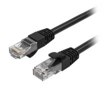 Black CAT6 Network Cables Patch Lead 1.0m