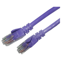 Purple CAT6 Network Cable Patch Lead 0.3M