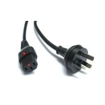 1m Lockable IEC C13 - Australian Plug2