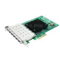 Plusoptic PCIE NIC, 6 Port SFP 1Gb  with Intel® I350 Controller.(Previous SKU NIC-PCIE-6SFP-PLU)