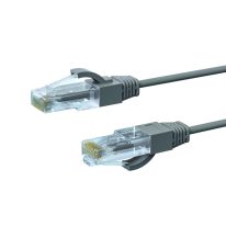 7m CAT6A THIN U/UTP LSZH 28 AWG RJ45 Network Cable | Grey