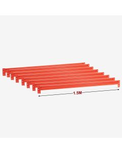 1.50m Length Set of 8 Orange Beams (4 bays)