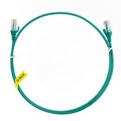 1m Cat 6 Ultra Thin LSZH Pack of 10 Ethernet Network Cable. Green