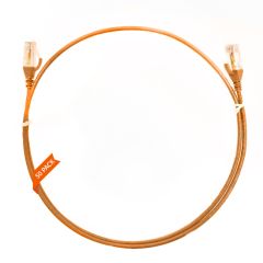 2m Cat 6 Ultra Thin LSZH Pack of 50 Ethernet Network Cable. Orange