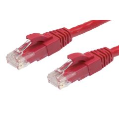 1.5m Cat 5E RJ45 - RJ45 Network Cable Red