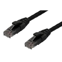 1.5m CAT6 RJ45-RJ45 Pack of 10 Ethernet Network Cable. Black