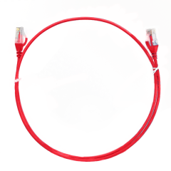 0.25m CAT6 Ultra Thin LSZH Ethernet Network Cable | Red