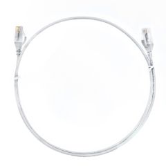 2m CAT6 Ultra Thin LSZH Ethernet Network Cable | White