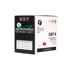 CAT6 Ethernet Cable Reel Box Solid Conductor | 305m Green 